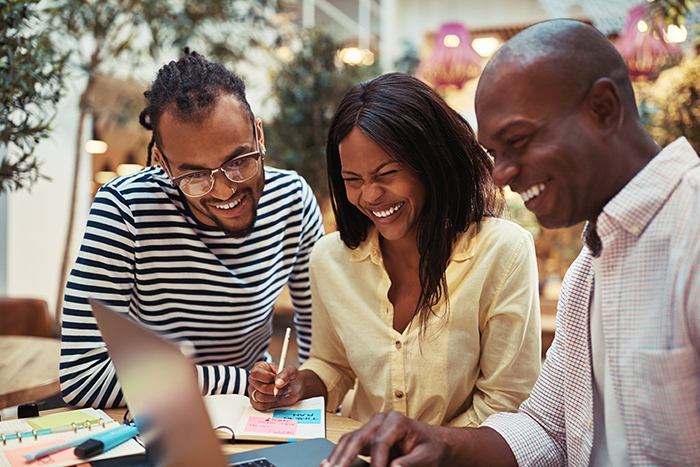 group of african american professionals