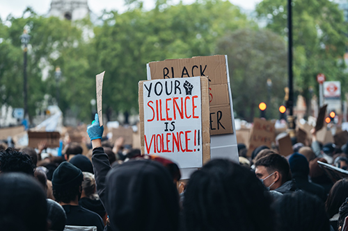 White suburbia awakens in different shade of protest